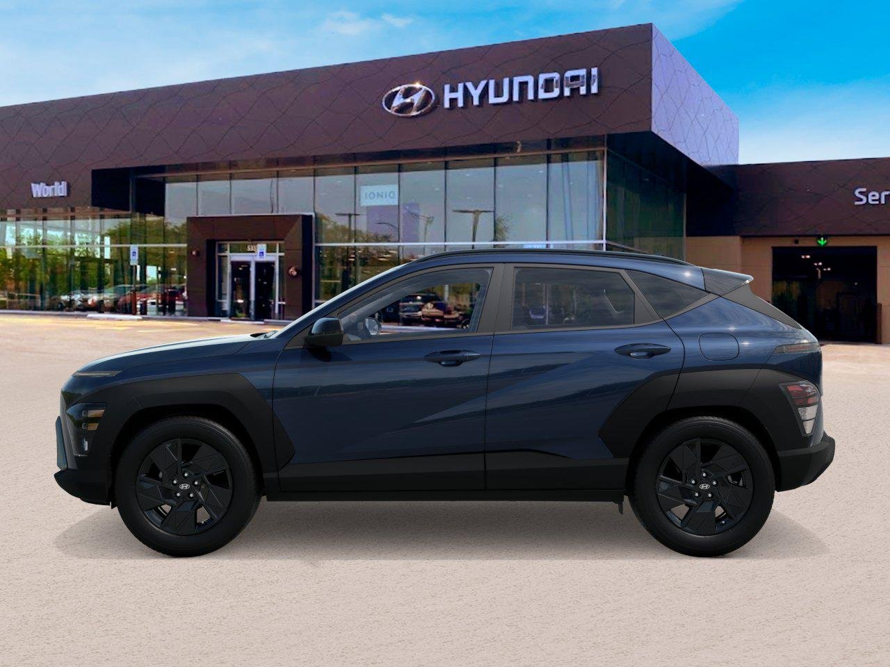 New 2027 Denim Blue Pearl Hyundai SEL Sport FWD image 3