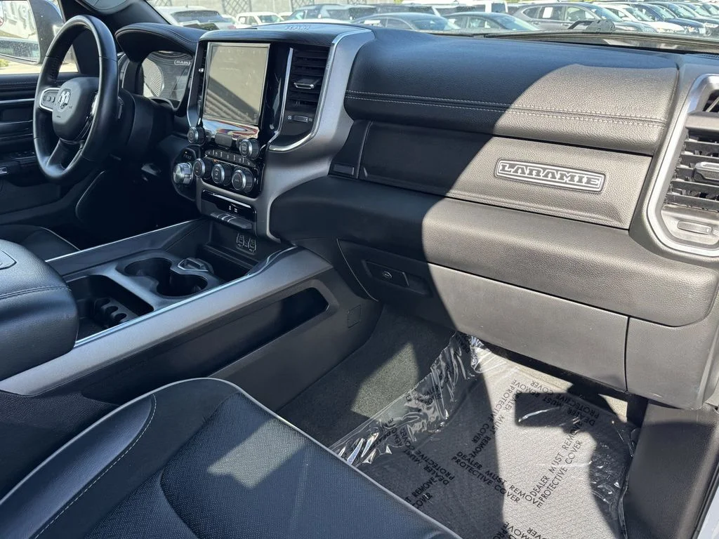Used 2024 Bright White Clearcoat Ram Laramie image 9