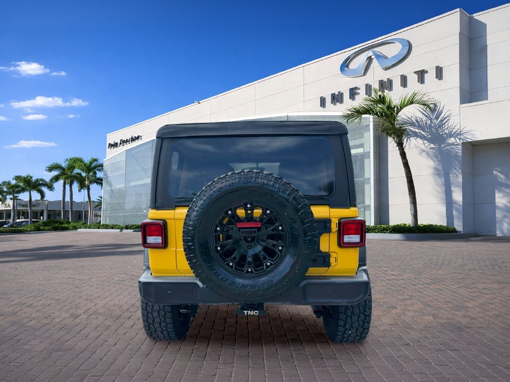 Used 2018 Yellow Jeep Unlimited Sport S image 6