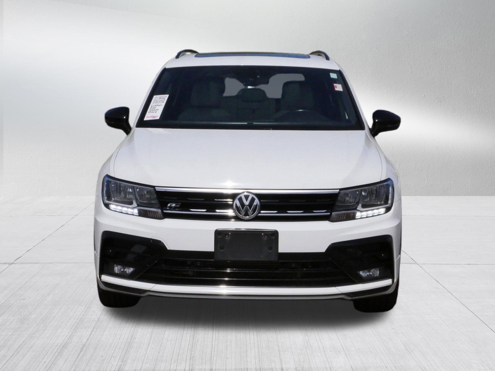 Certified 2021 Volkswagen Tiguan SE R-LINE BLACK with VIN 3VV2B7AX2MM016048 for sale in Burnsville, Minnesota