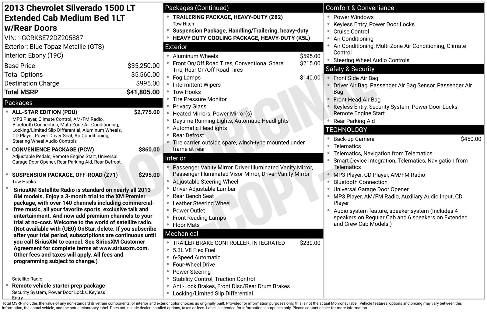 Used 2013 Blue Chevrolet LT image 10