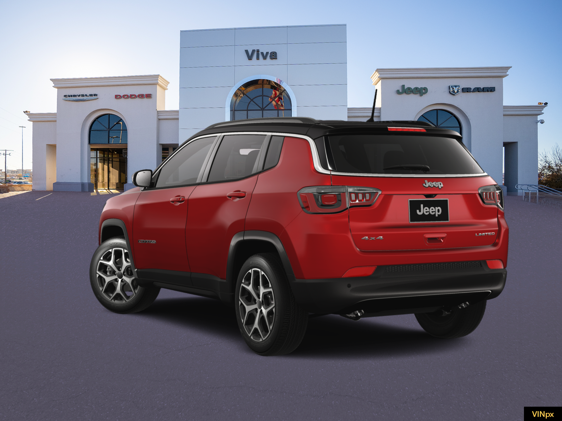 New 2026 Red Hot Pearl-Coat Exterior Paint Jeep Limited image 17