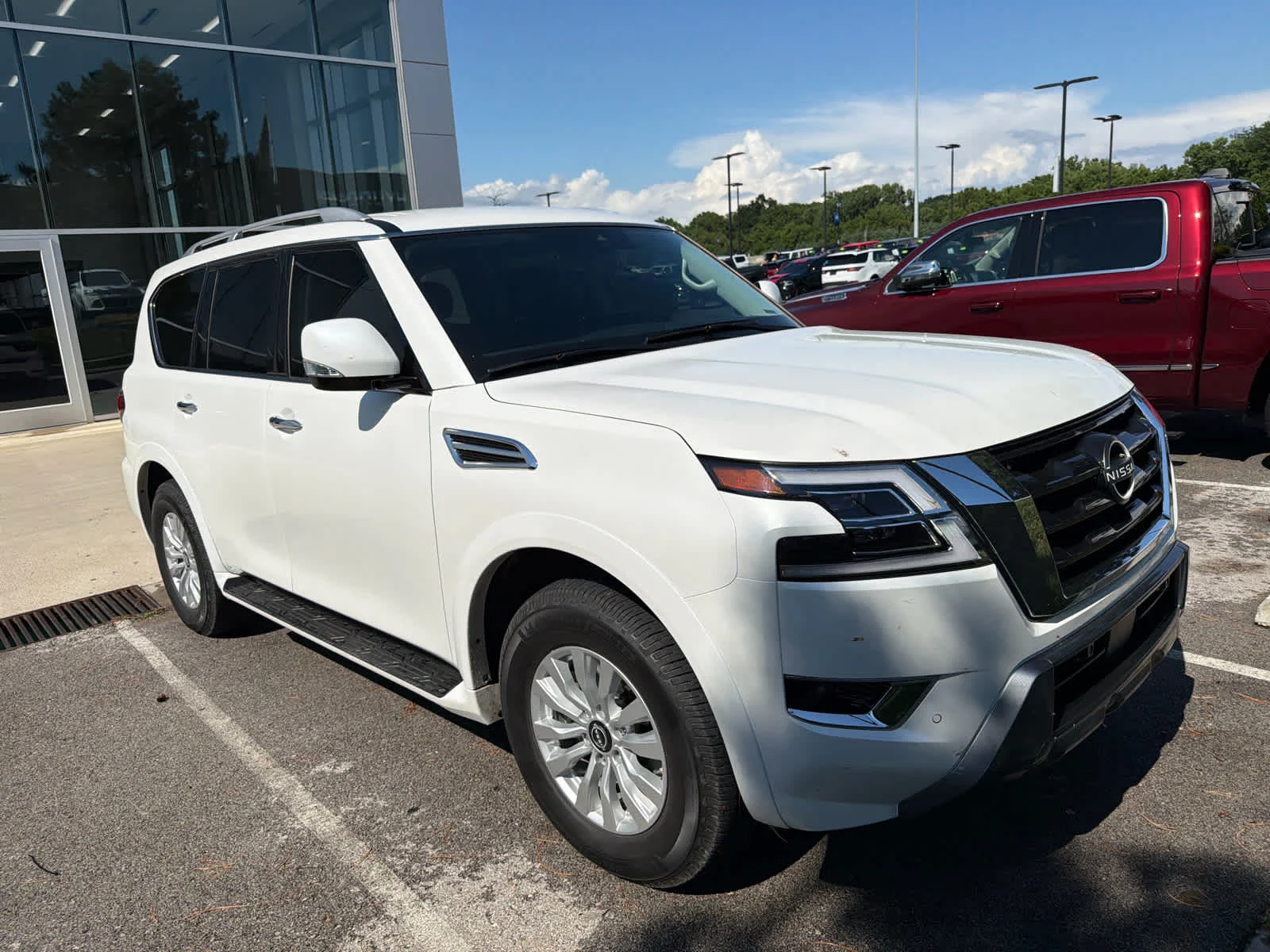 Used 2024 Aspen White Tricoat Nissan SV image 3