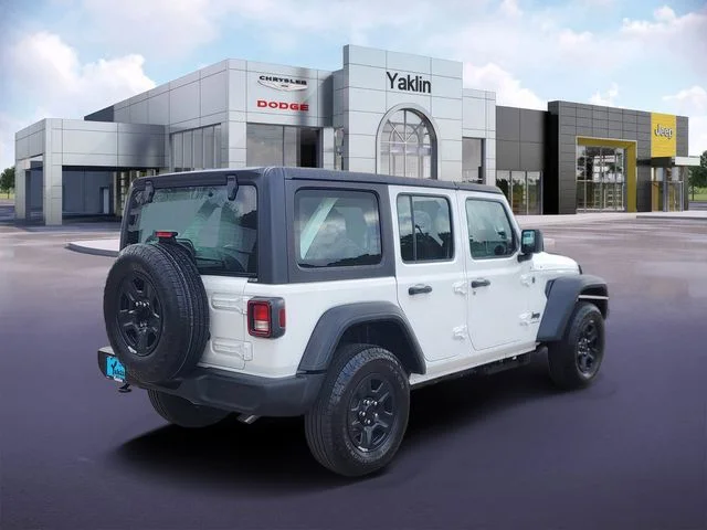 New 2026 Bright White Clear-Coat Exterior Paint Jeep Sport image 4