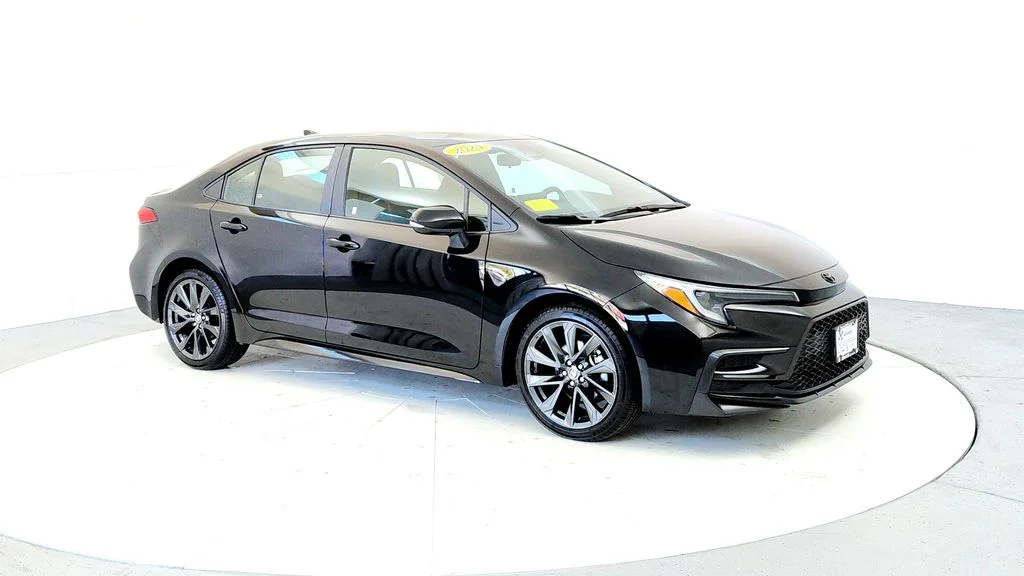 Certified Used 2024 Black Toyota SE image 7