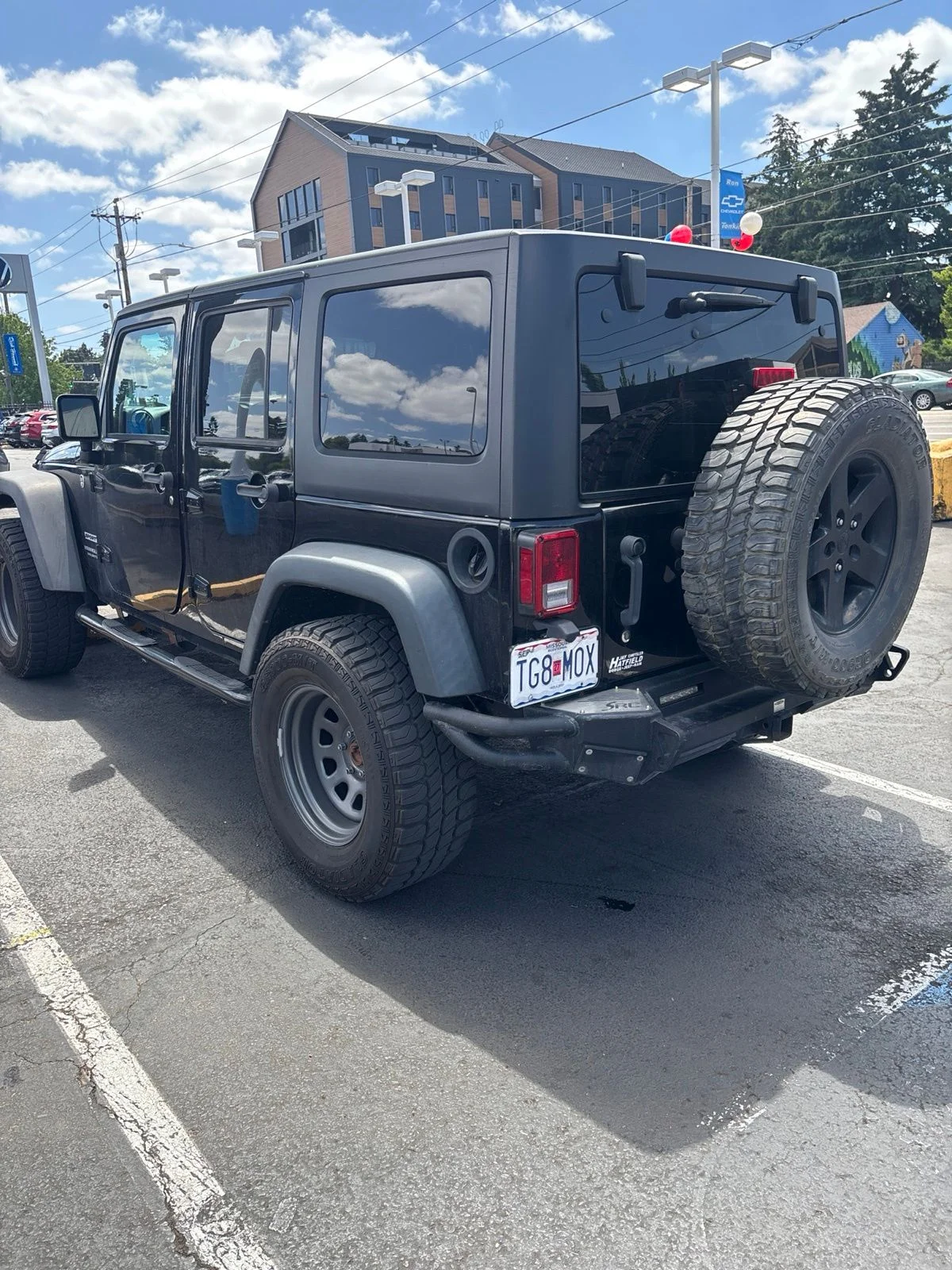 Used 2017 Black Clearcoat Jeep Unlimited Sport image 6