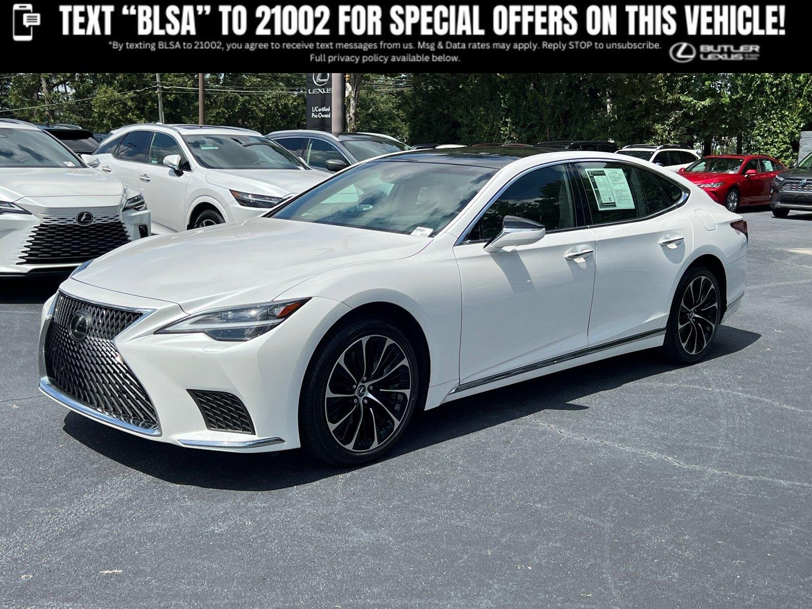 Used 2023 Eminent White Pearl Lexus 500 Luxury image 1