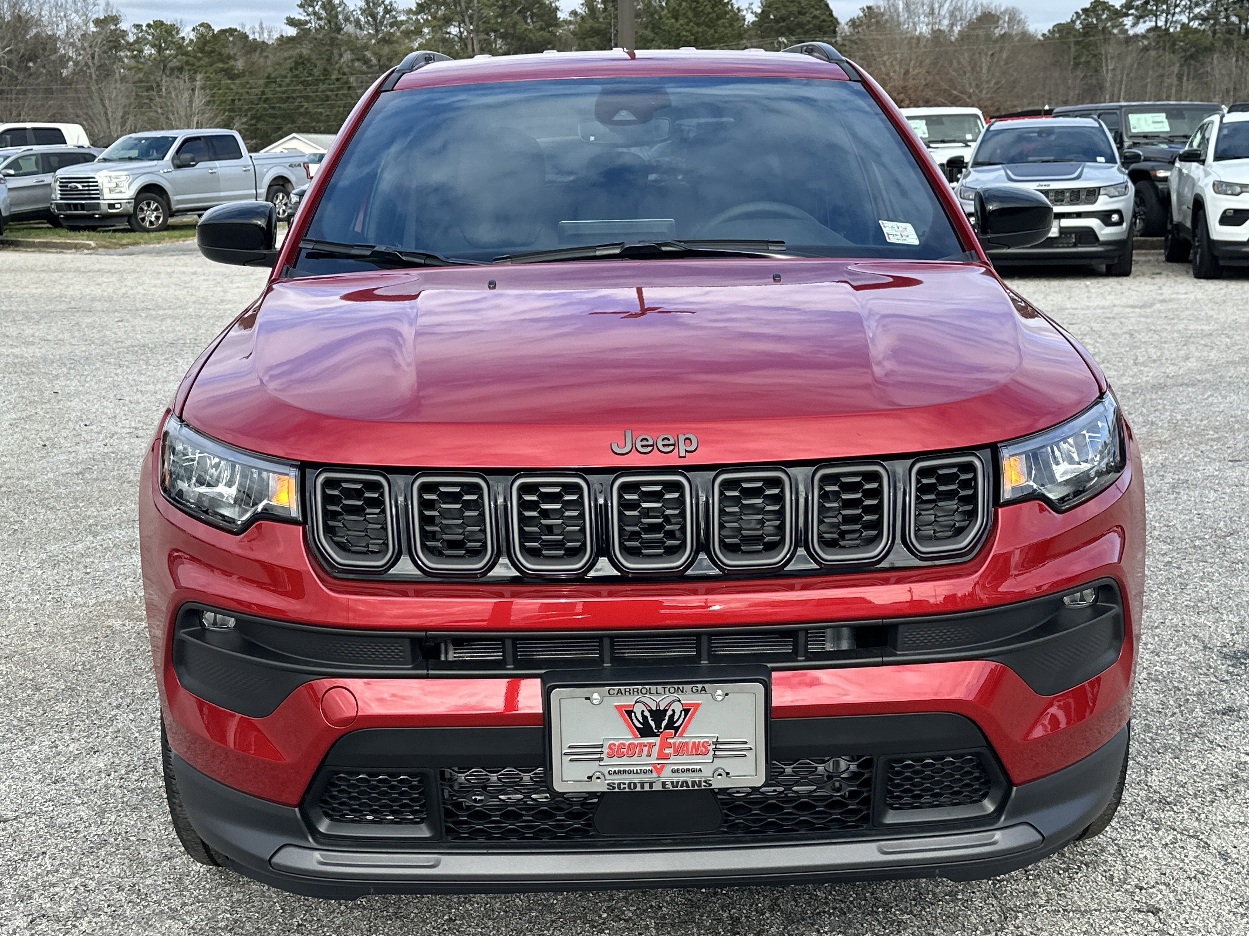 New 2026 Red Hot Pearl-Coat Exterior Paint Jeep Latitude Altitude image 3