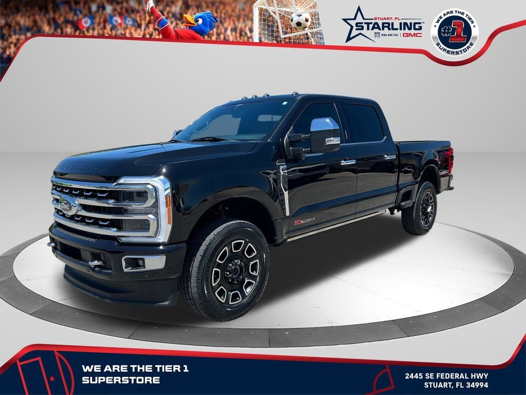 Used 2023 Black Ford Platinum image 1