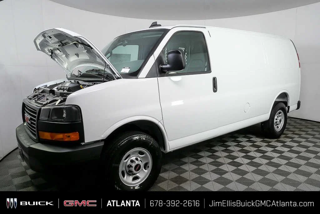 New 2025 Summit White GMC Work Van image 27