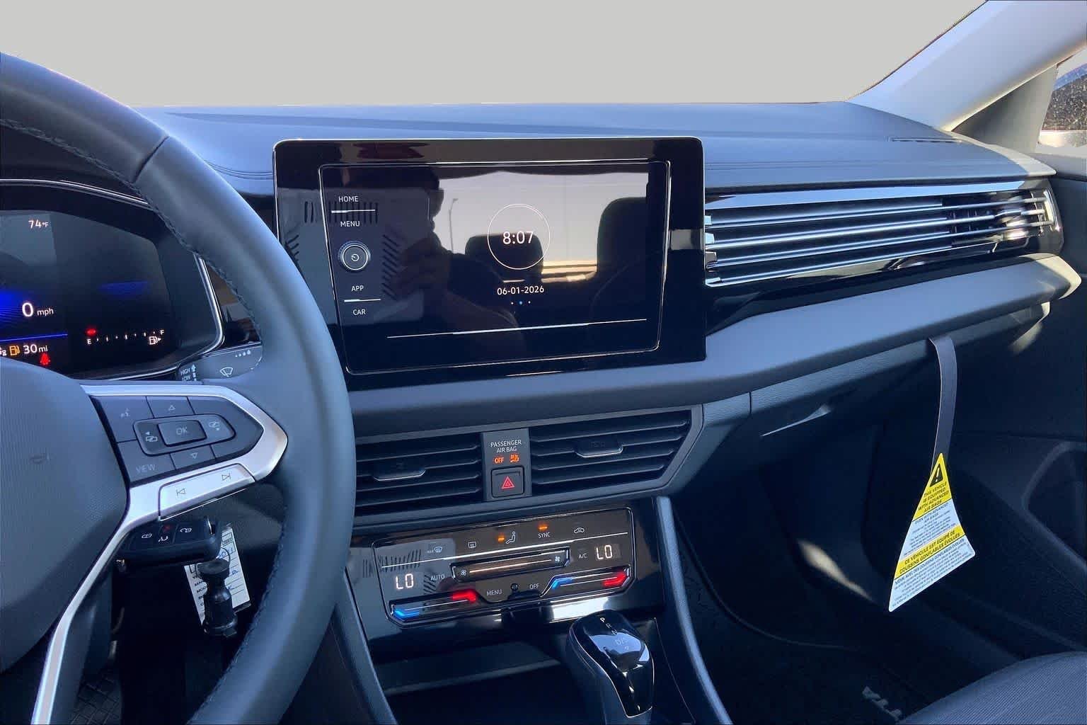 New 2026 Deep Black Pearl Volkswagen S image 6