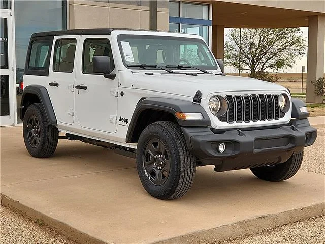 New 2026 White Jeep 4-DOOR SPORT image 6