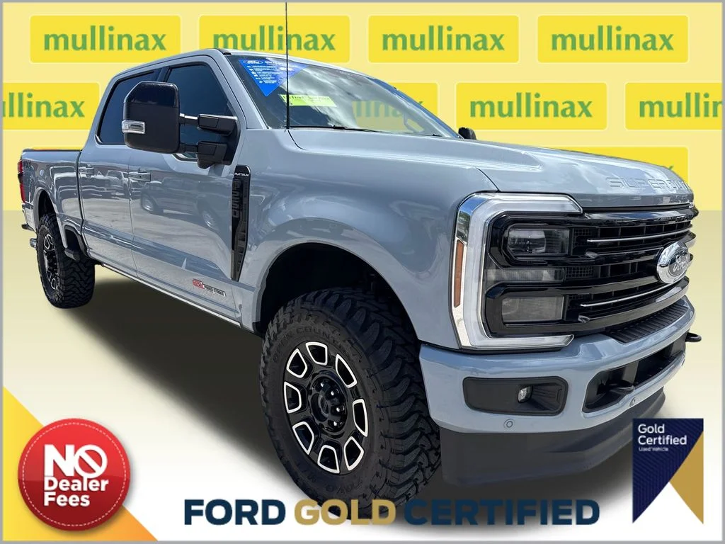 Certified Used 2025 Gray Ford Platinum image 1