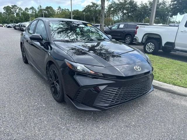 Used 2025 Midnight Black Me Toyota LE image 1