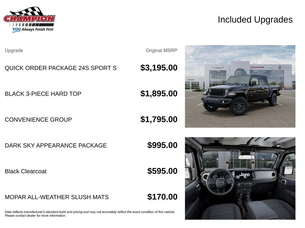 New 2026 Black Jeep Sport S image 6