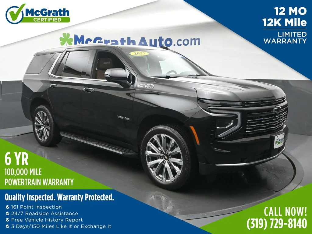 Used 2025 Black Chevrolet High Country image 1
