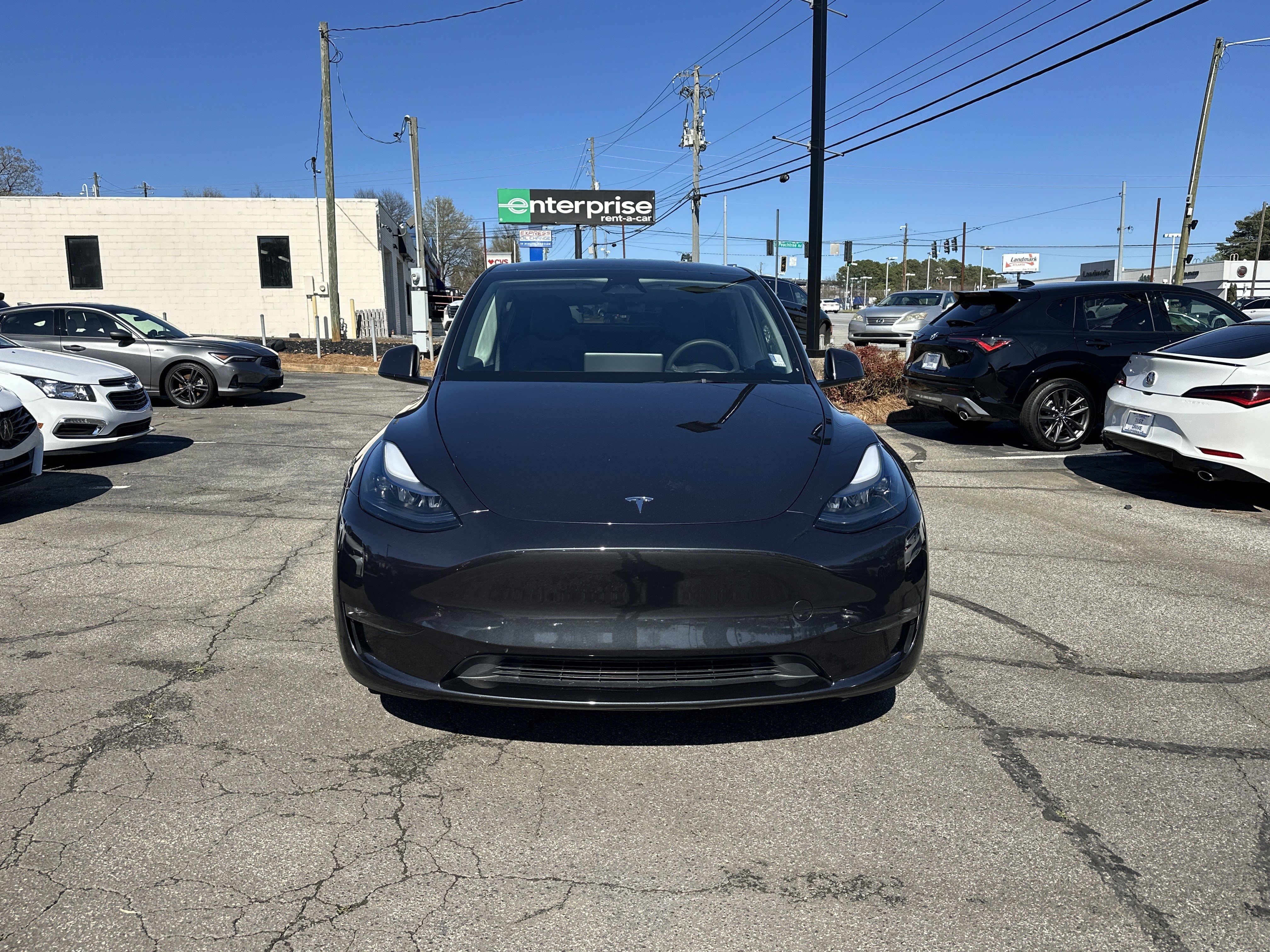 Used 2025 Tesla Model Y Long Range with VIN 7SAYGAEE6SF268146 for sale in Chamblee, GA