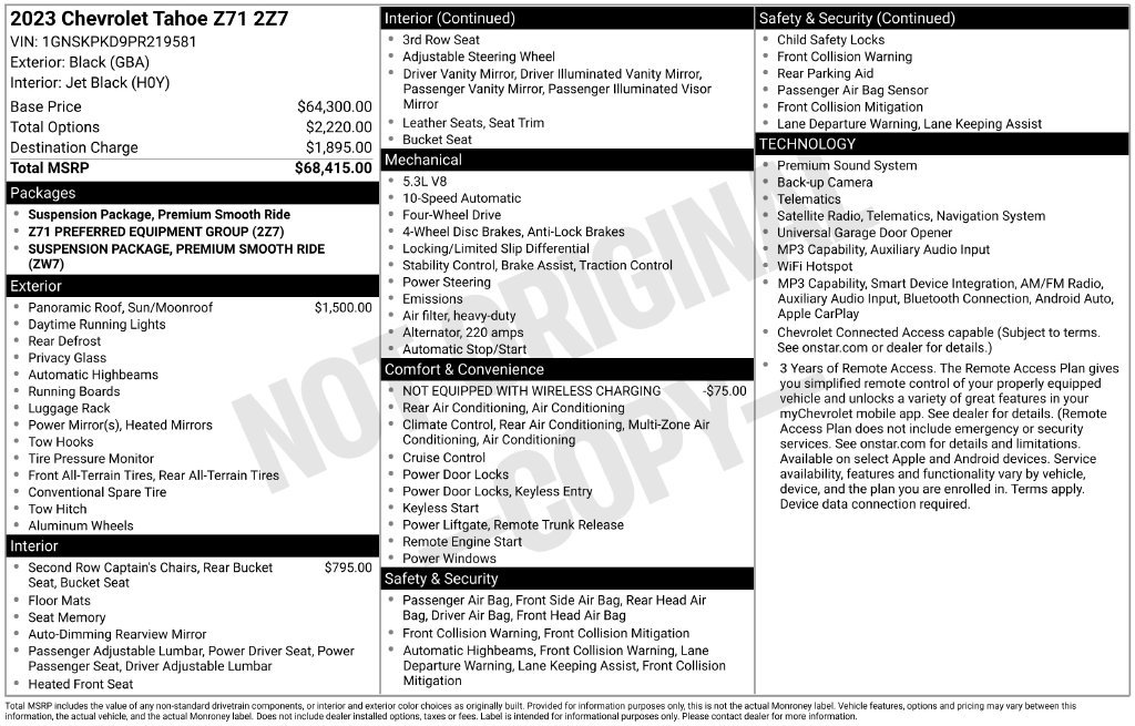 Used 2023 Black Chevrolet Z71 image 24
