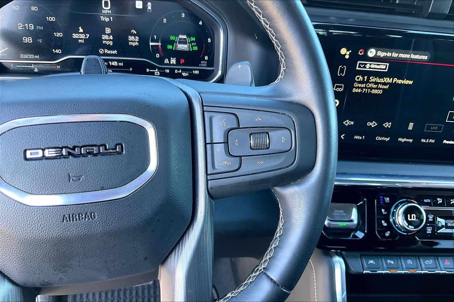 Used 2025 White Frost Tricoat GMC Denali Ultimate image 25