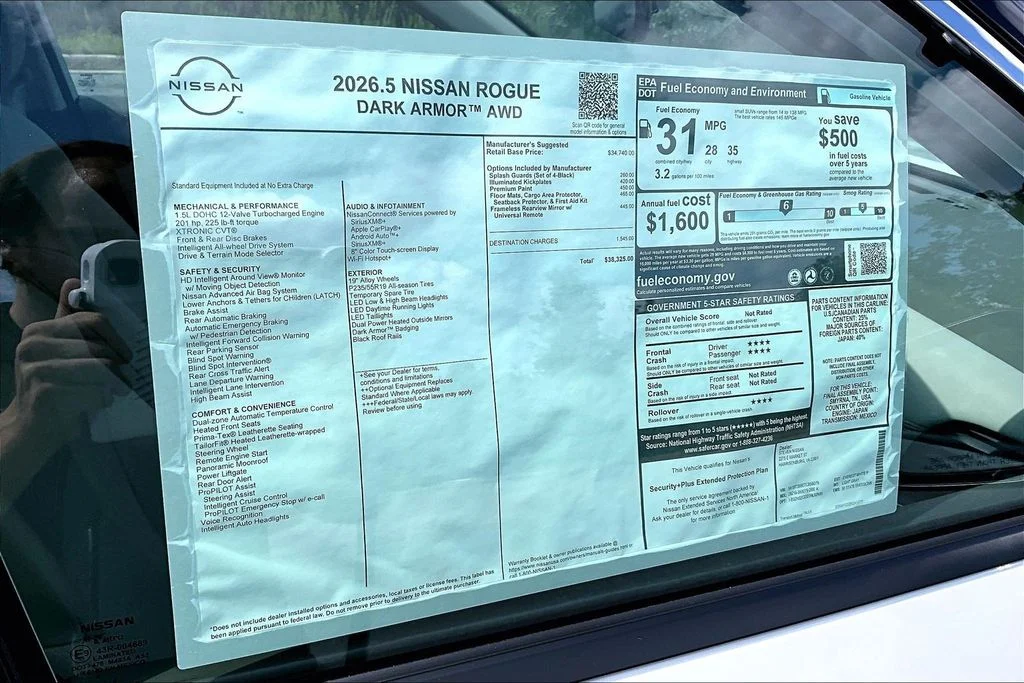 New 2026 White Nissan Dark Armor image 13