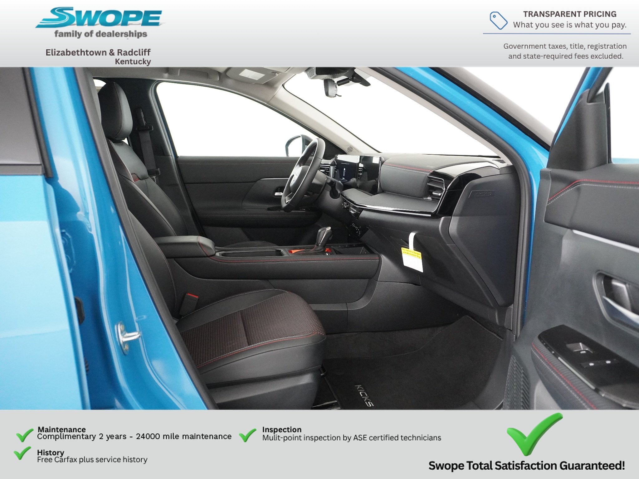 Used 2025 Arctic Ice Blue Metallic/Super Black Nissan SR image 10