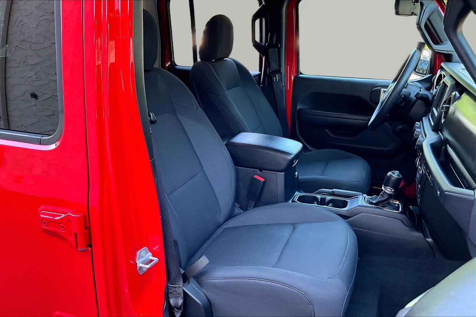 Used 2022 Firecracker Red Clearcoat Jeep Unlimited Willys Sport image 9