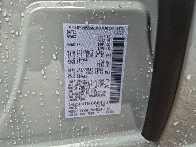 New 2026 Boulder Gray Pearl Nissan Crew Cab PRO-4X® image 29