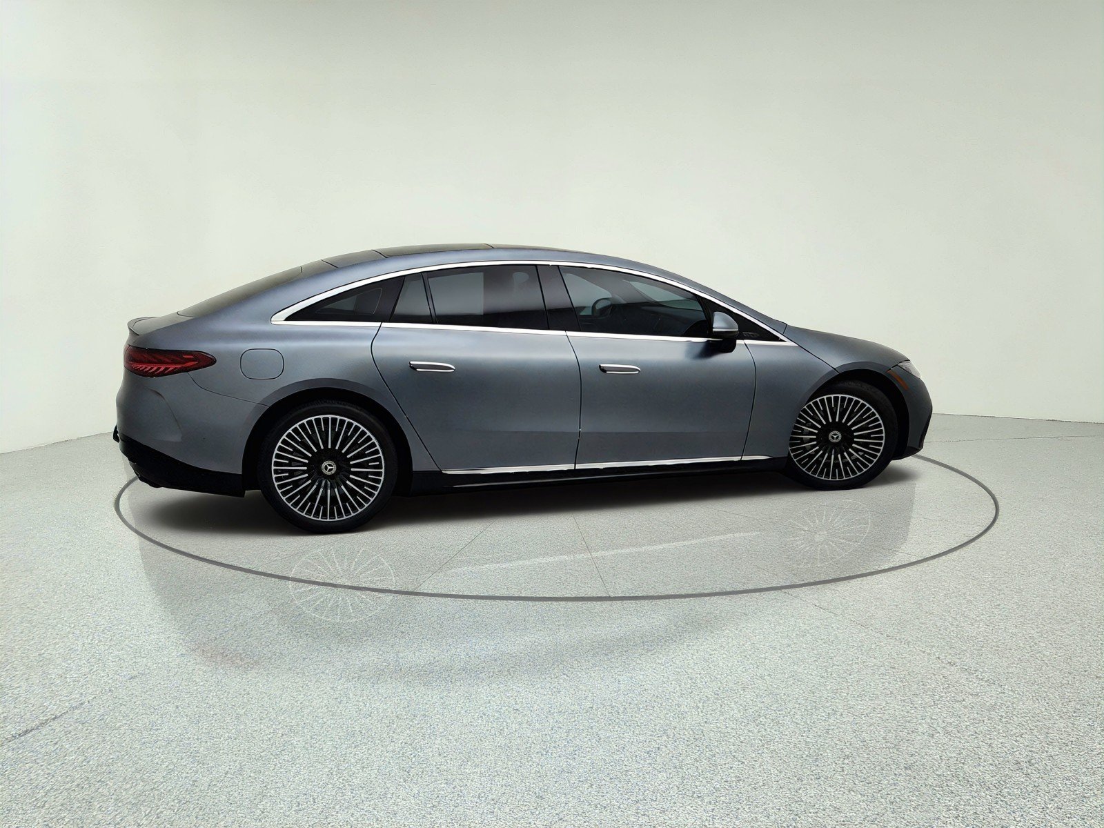 Certified Used 2022 MANUFAKTUR Selenite Grey Magno Mercedes-Benz EQS 450+ Exclusive Trim image 7
