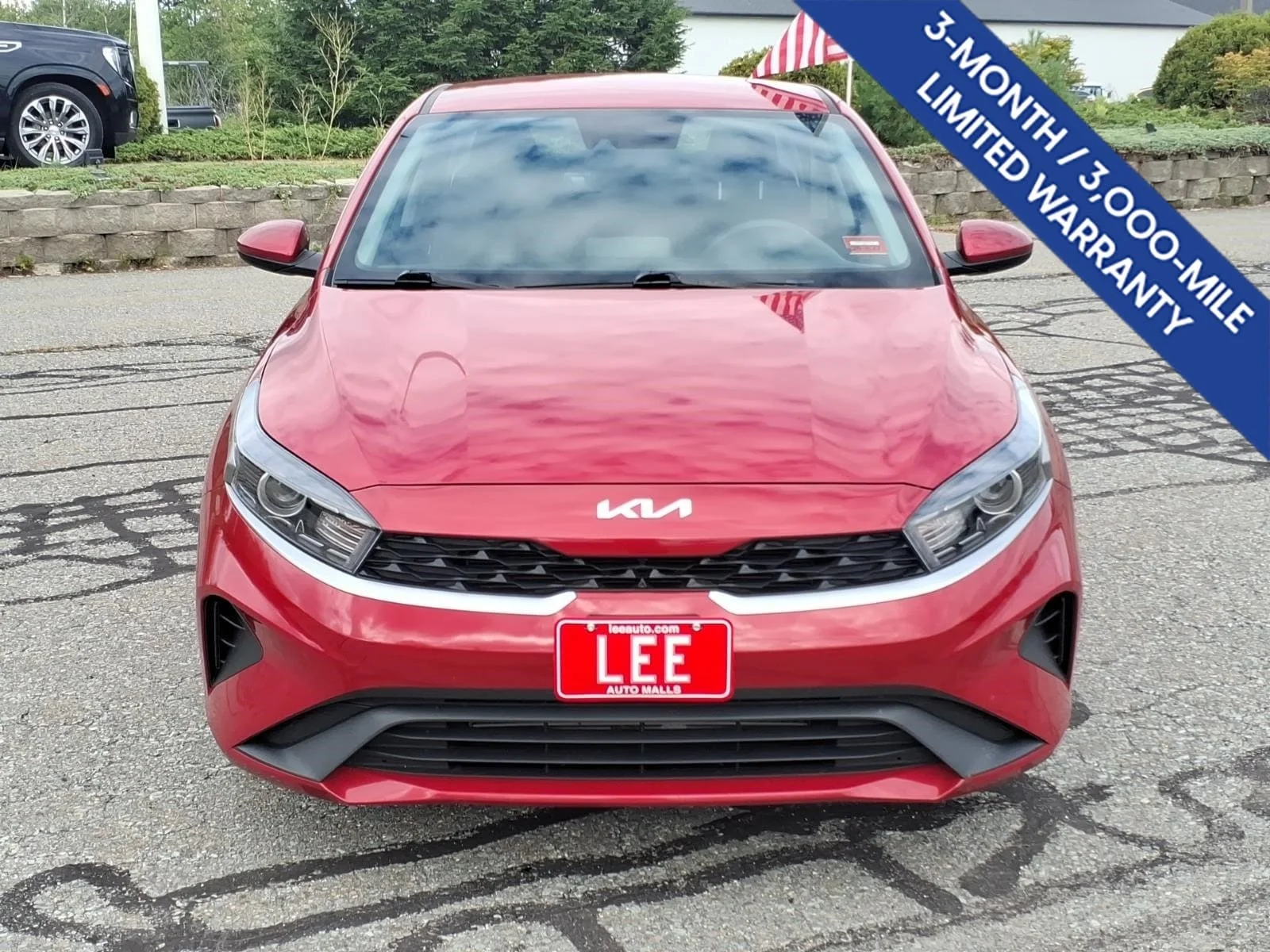 Used 2024 Currant Red Kia LXS image 2