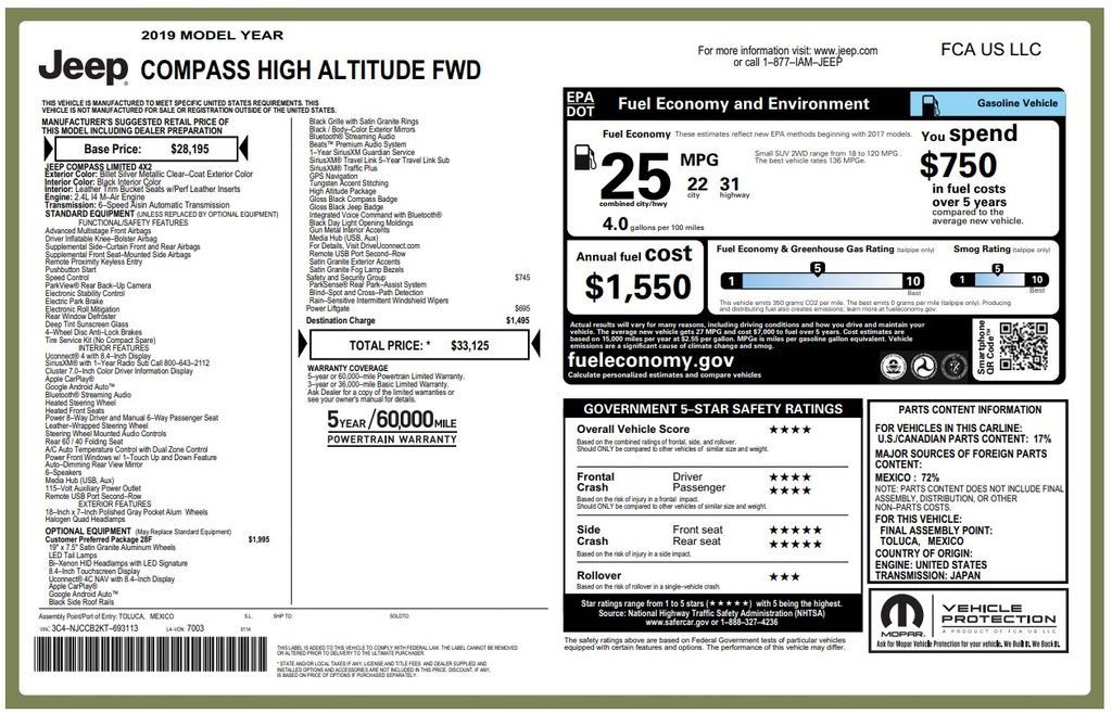 Used 2019 Silver Jeep Limited image 4