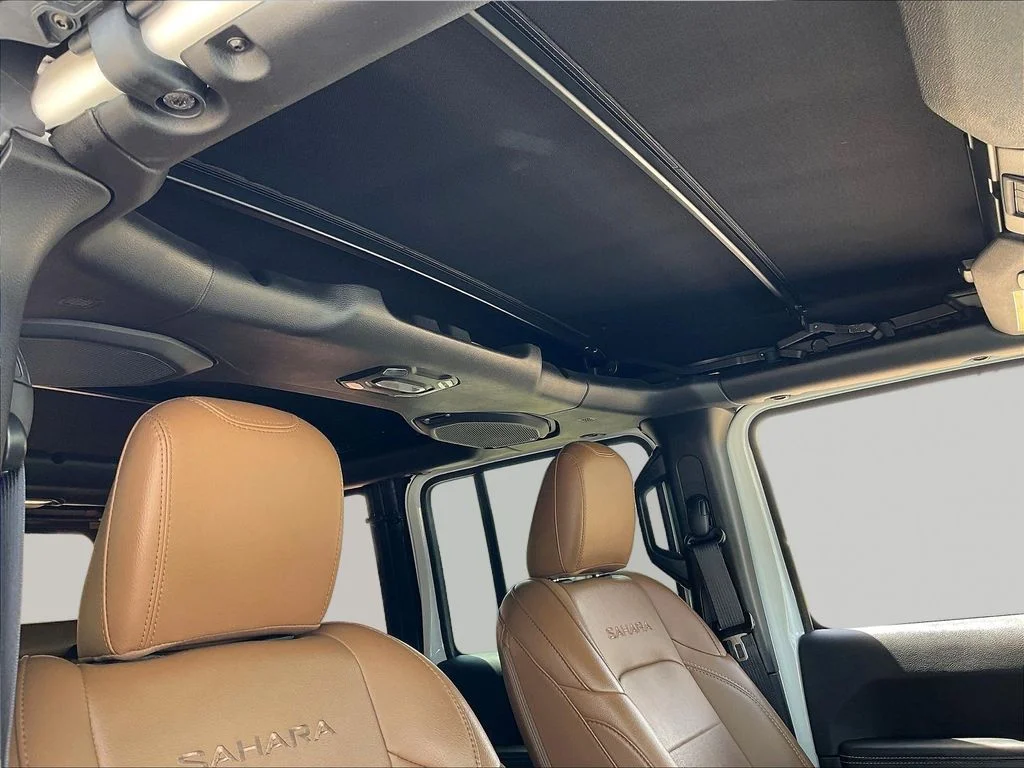 Used 2022 Bright White Clearcoat Jeep Unlimited Sahara 4xe image 26