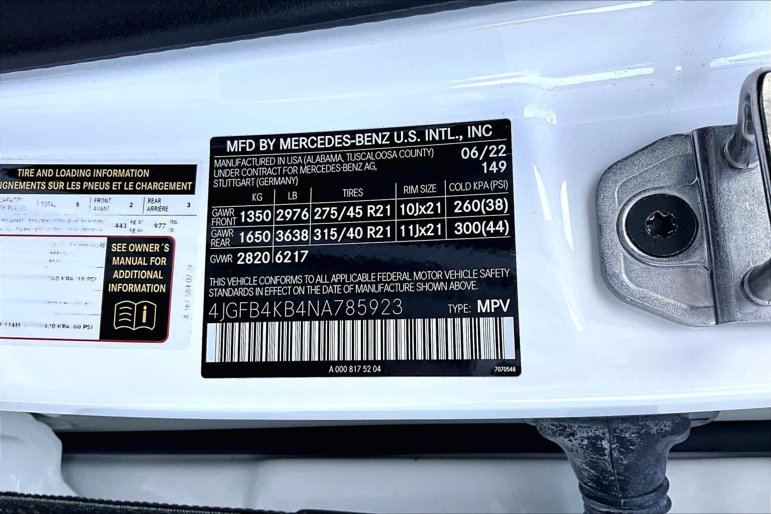 Certified Used 2022 Polar White Mercedes-Benz GLE 350 image 29
