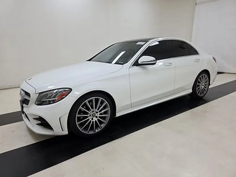 Used 2021 White Mercedes-Benz C 300 image 1