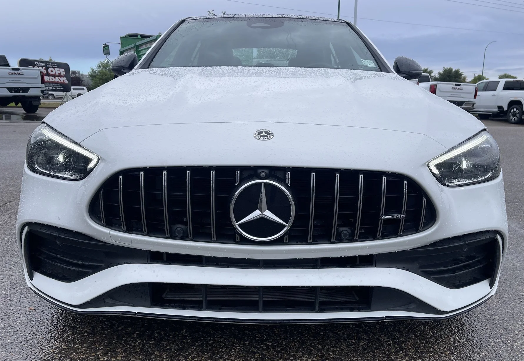 Used 2023 White Mercedes-Benz AMG C 43 AWD Leather Sunroof Navigation image 8