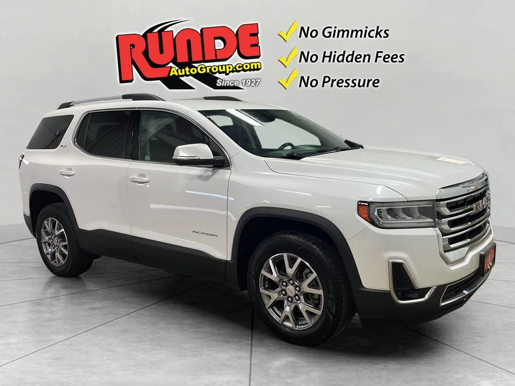 Used 2020 White Frost Tri-Coat GMC SLT image 8