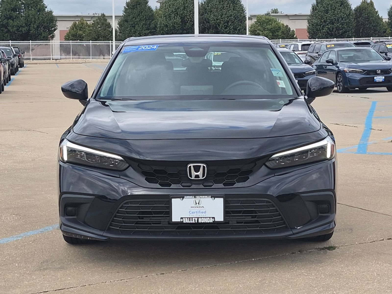 Certified Used 2024 Black Honda LX image 3