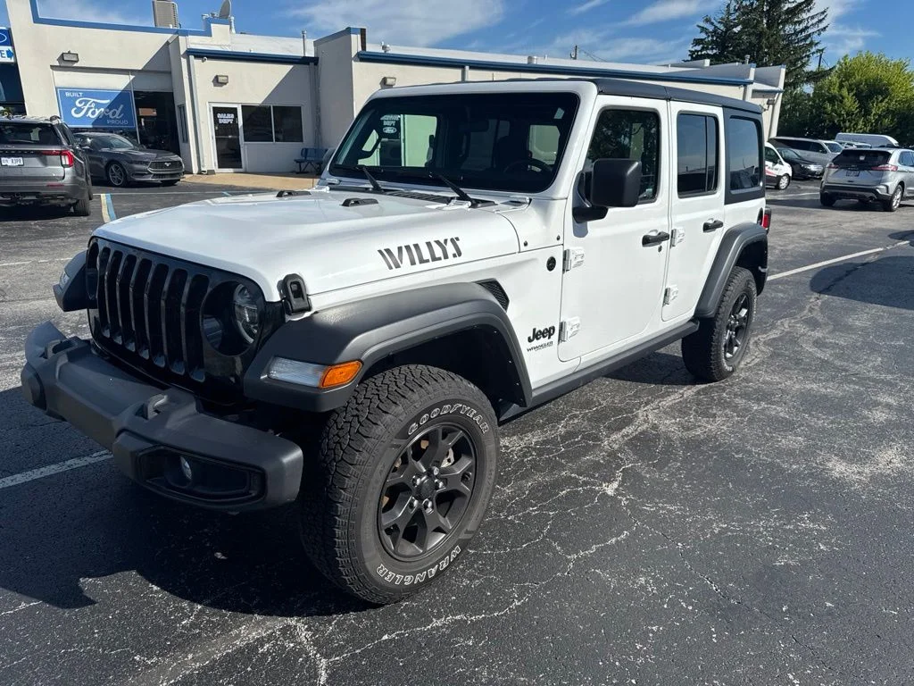 Used 2022 White Jeep Unlimited Willys image 13