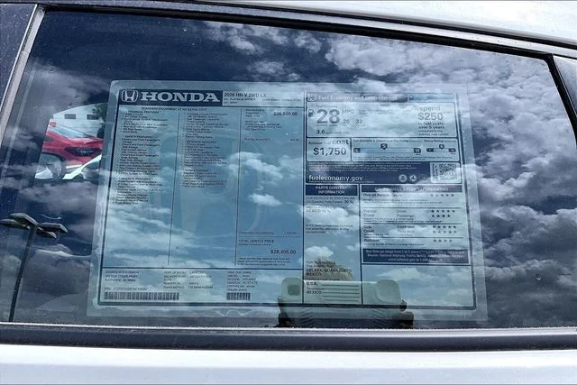 New 2026 Honda HR-V LX 4D Sport Utility
