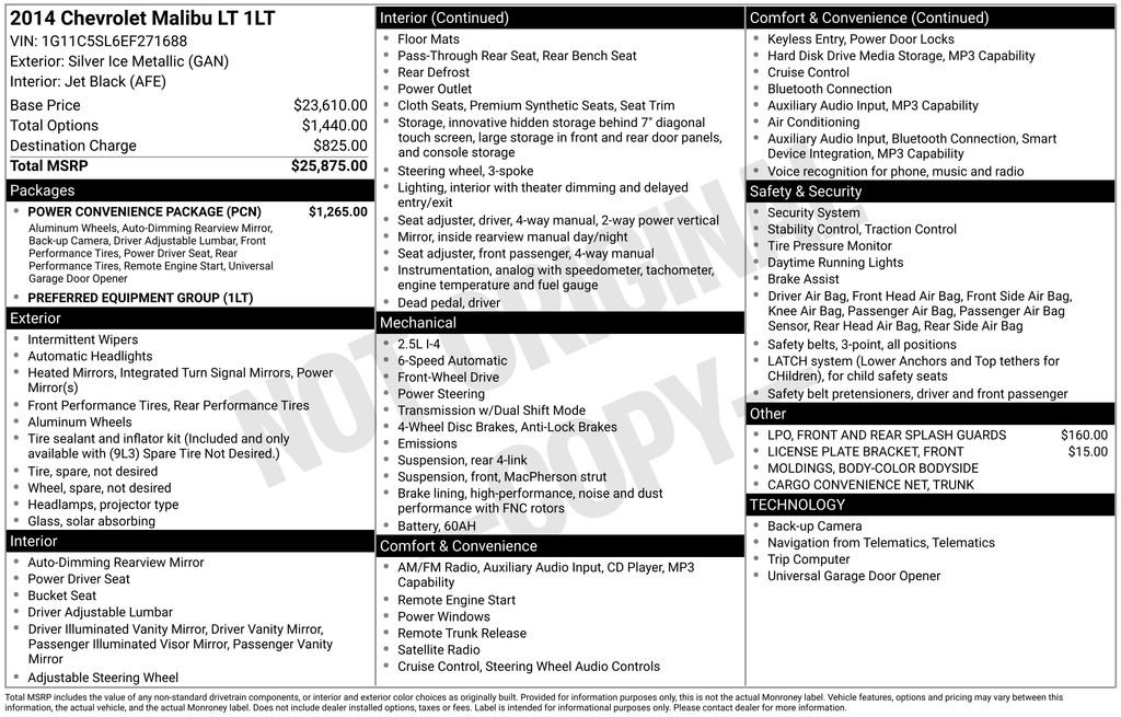 Used 2014 Silver Chevrolet LT image 6