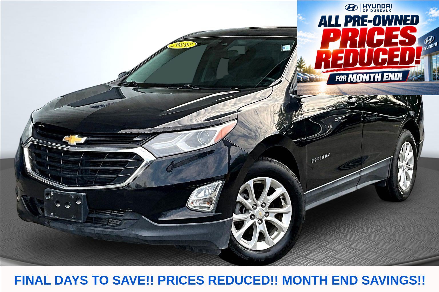 Used 2020 Black Chevrolet LT image 1