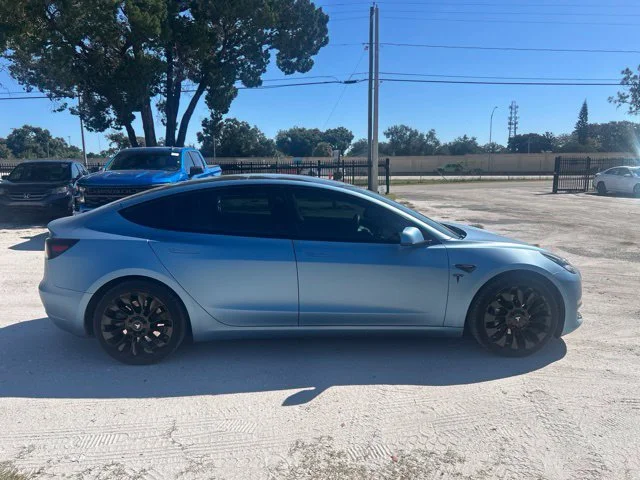 Used 2021 Solid Black Tesla Standard Range Plus image 17