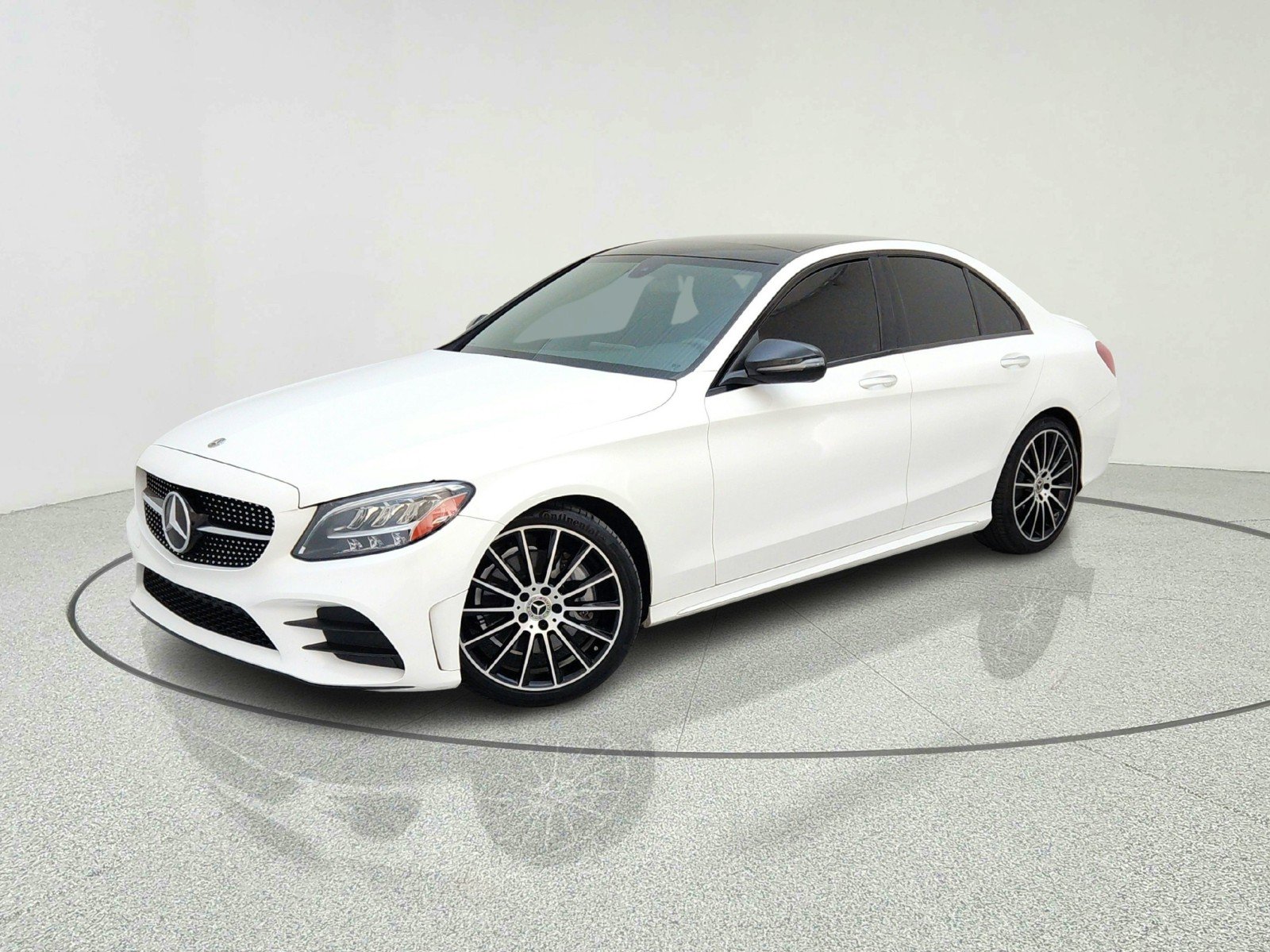 Used 2021 Polar White Mercedes-Benz C 300 image 1