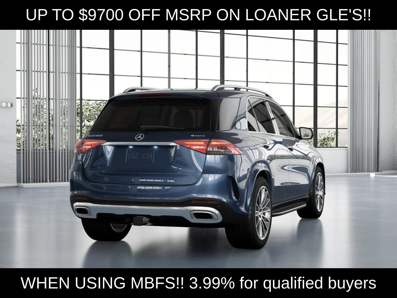 Certified Used 2026 Blue Mercedes-Benz GLE 450 image 25
