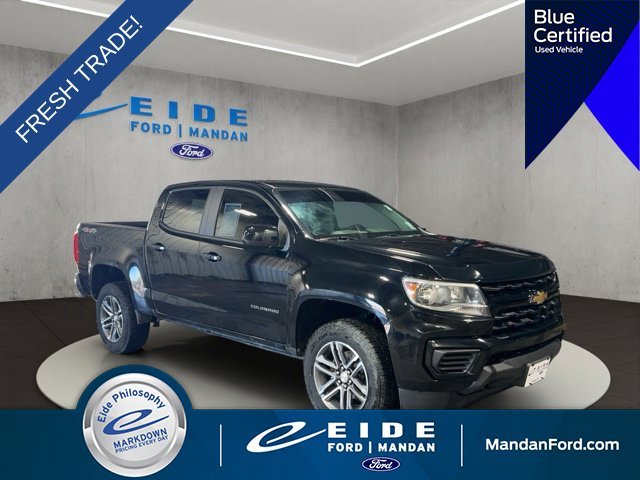 Used 2021 Black Chevrolet Work Truck image 1