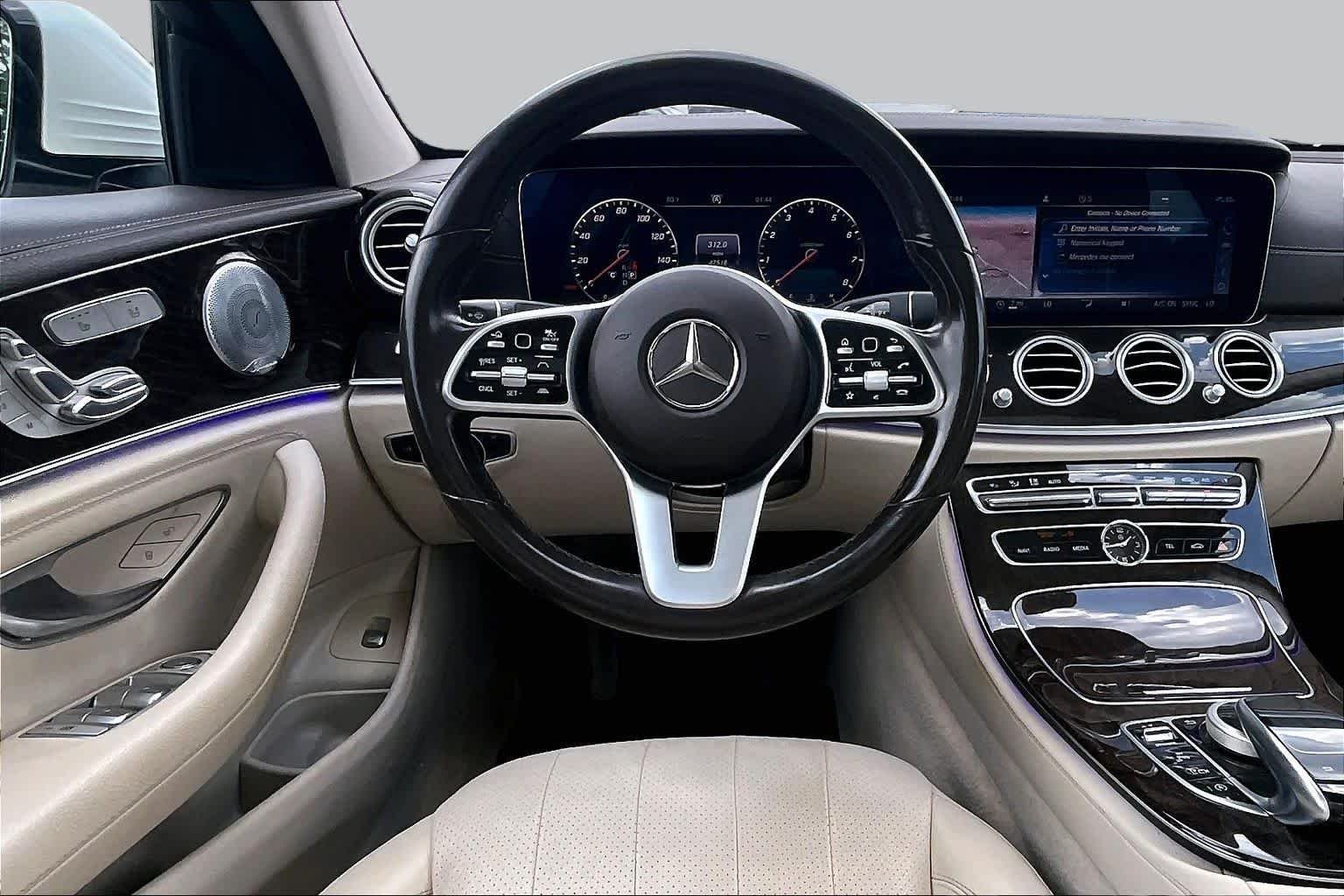 Used 2020 designo Diamond White Metallic Mercedes-Benz E 350 image 6