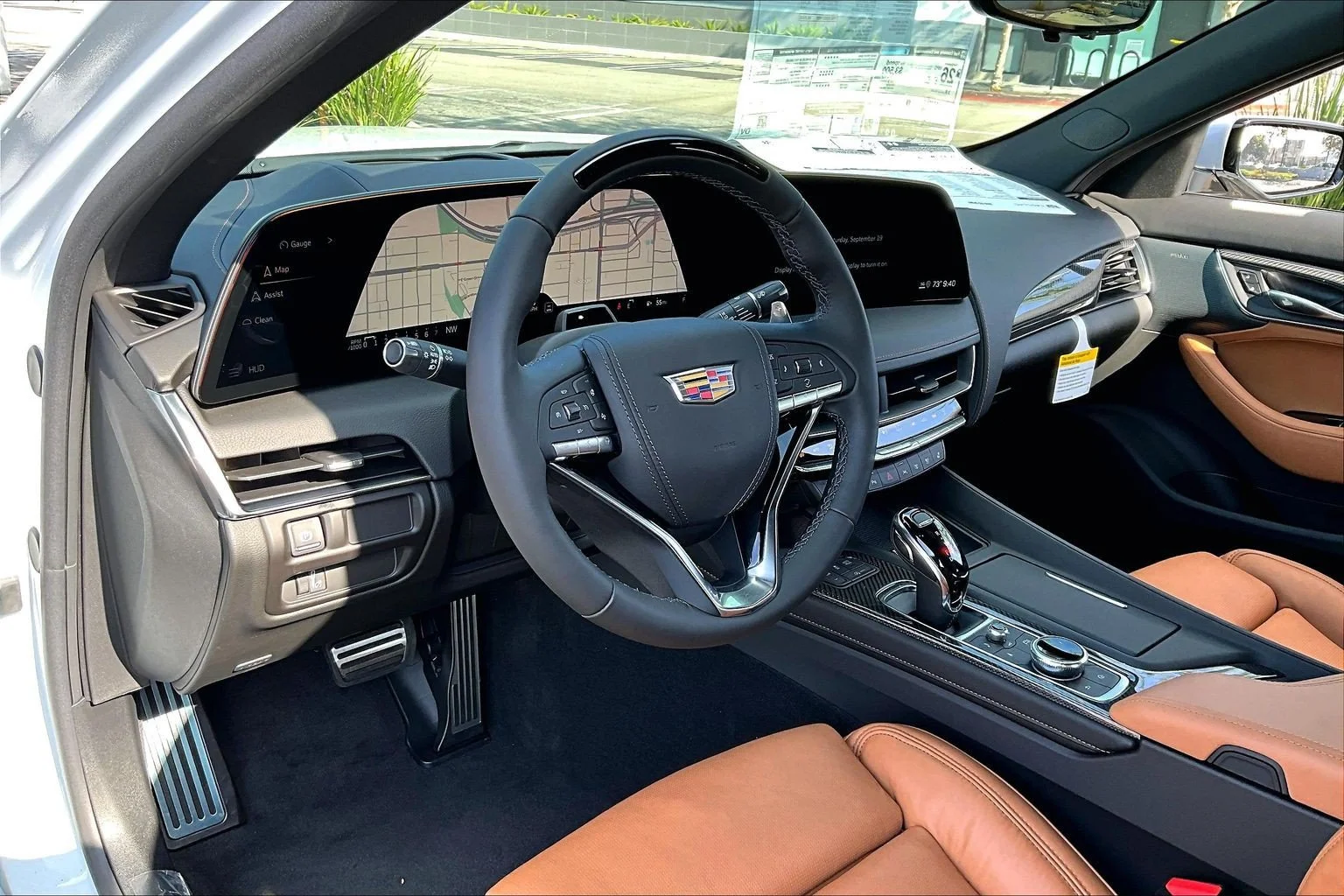 New 2026 Vibrant White Tricoat Cadillac Sport image 8