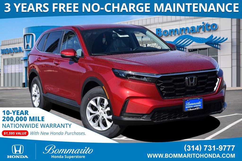 New 2026 Radiant Red Metallic Honda LX AWD image 1