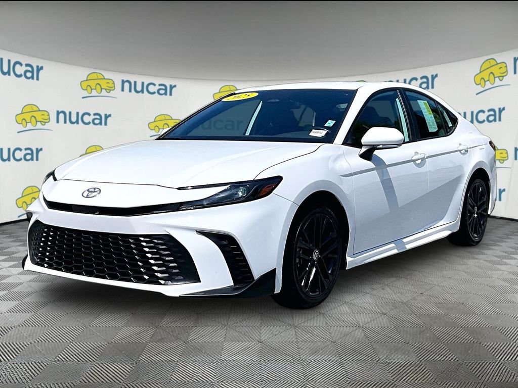 Used 2025 White Toyota SE image 3