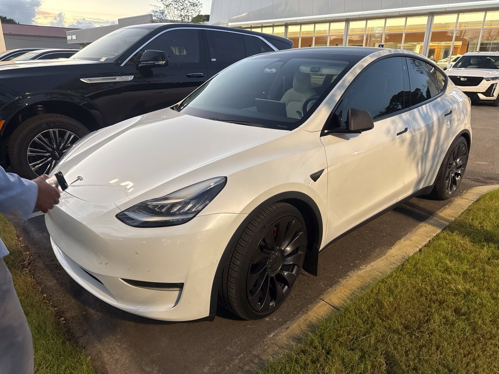Used 2020 Black Tesla Performance image 1