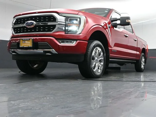 Certified Used 2021 Red Ford Platinum image 39